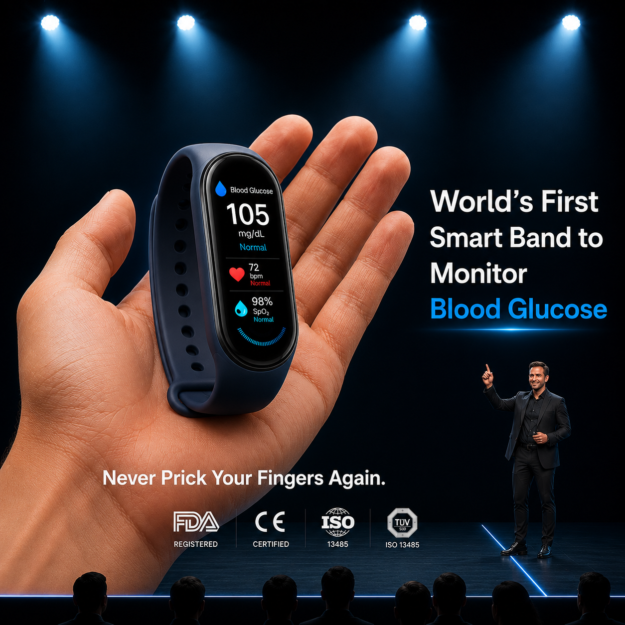 🎉75% OFF Launch Offer🔥Pryxo™ M9 Non-Invasive Smart Band