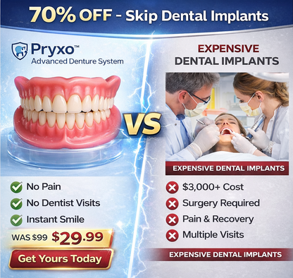 70% off! ⏰Pryxo™ Complete DenturesT-Free shipping