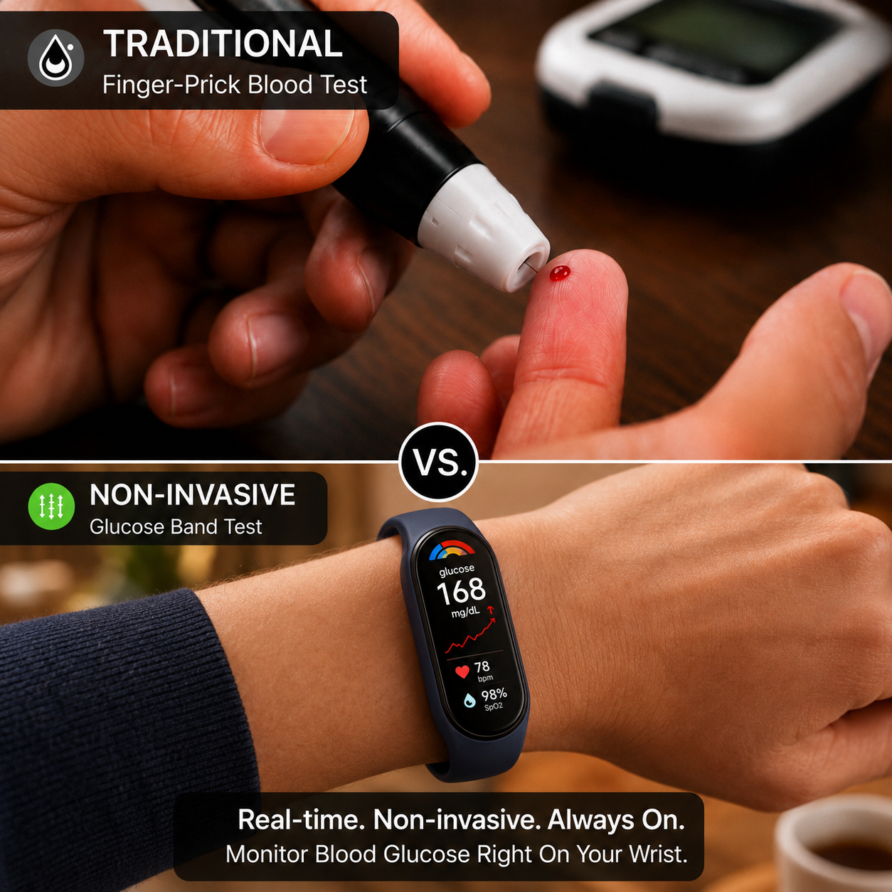🎉75% OFF Launch Offer🔥Pryxo™ M9 Non-Invasive Smart Band