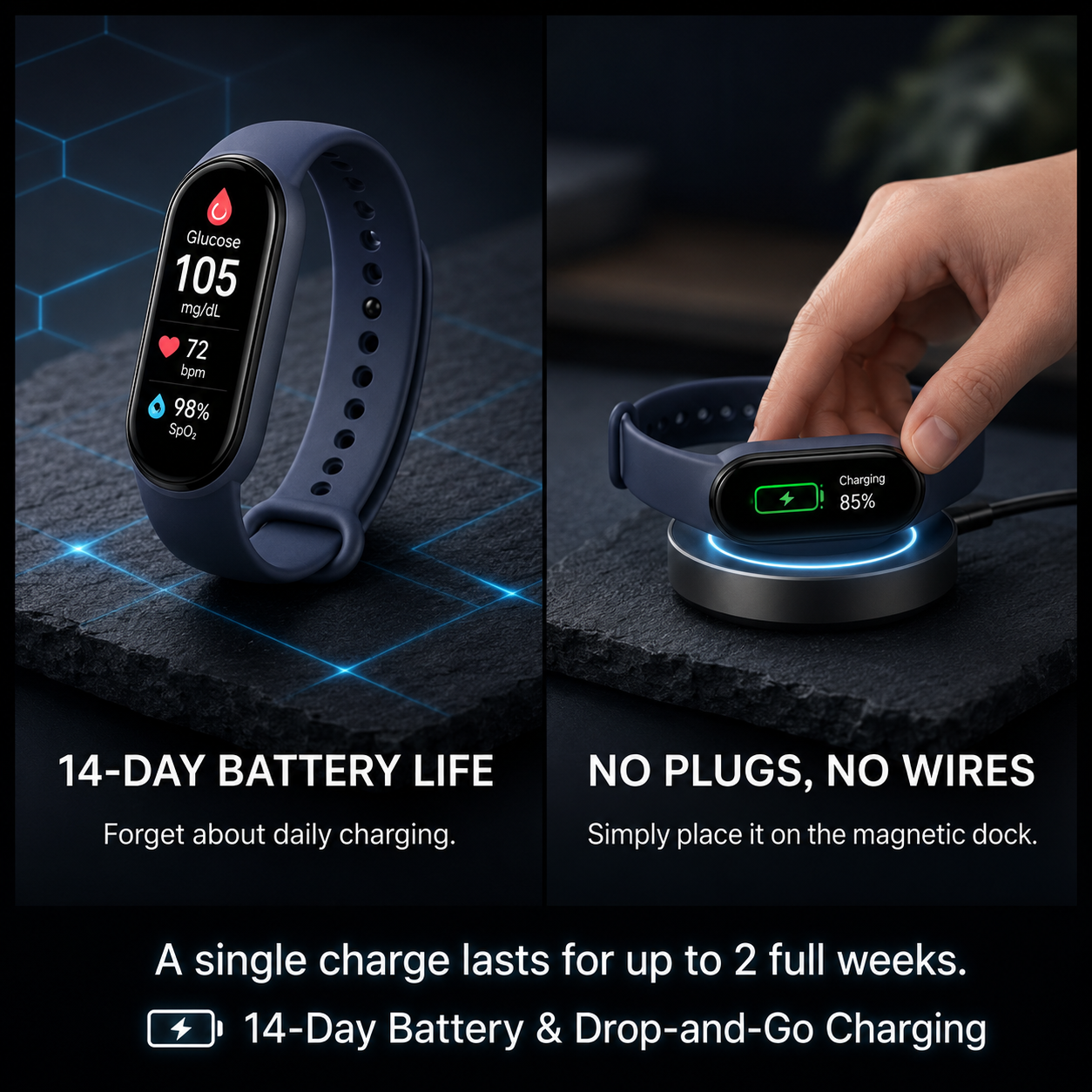 🎉75% OFF Launch Offer🔥Pryxo™ M9 Non-Invasive Smart Band
